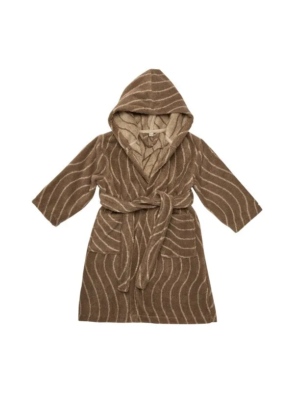 Leander Bademantel - Woodland Mocca - 3-4 Jahre