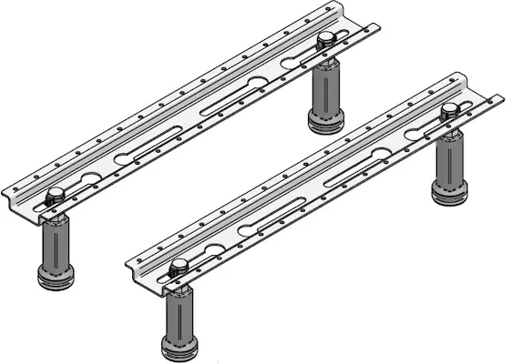mabo Sanitec GmbH Fußgestell für Badewannen Badewannen bis 180 × 80 cm