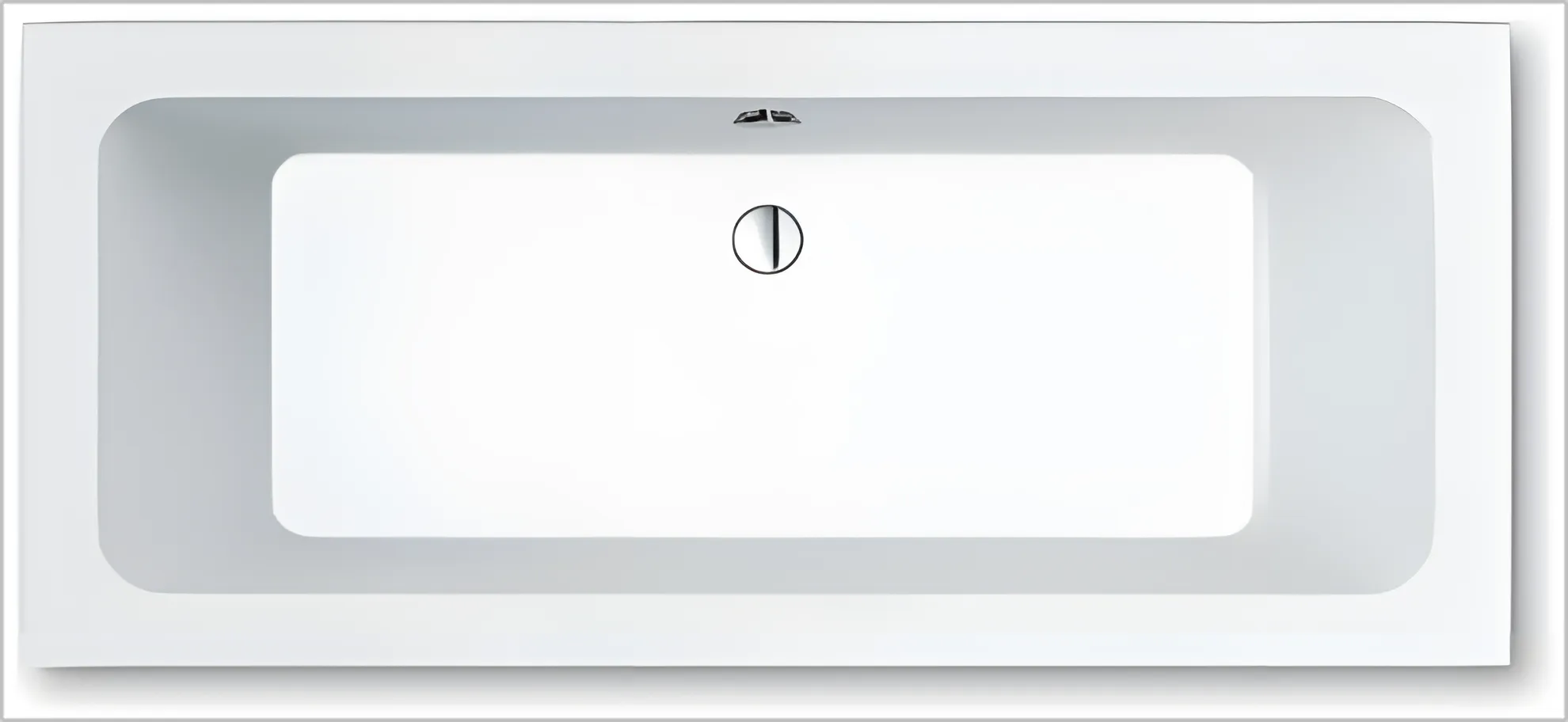 repaBAD Badewanne links „Livorno F“ freistehend rechteck 1700 × 750 mm, links in Weiß