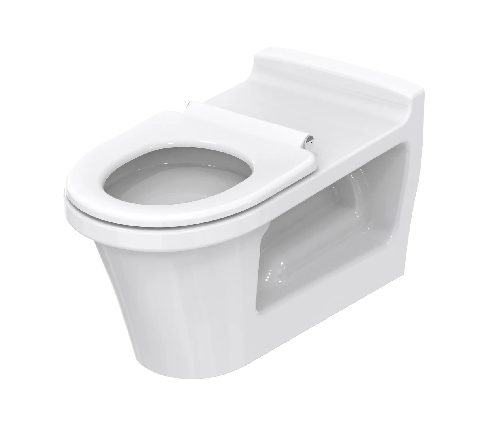 Toto Wand-Tiefspül-WC spülrandlos wandhängend, barrierefrei mit Tornado Flush „CF“ 355 × 400 × 710 mm in weiß