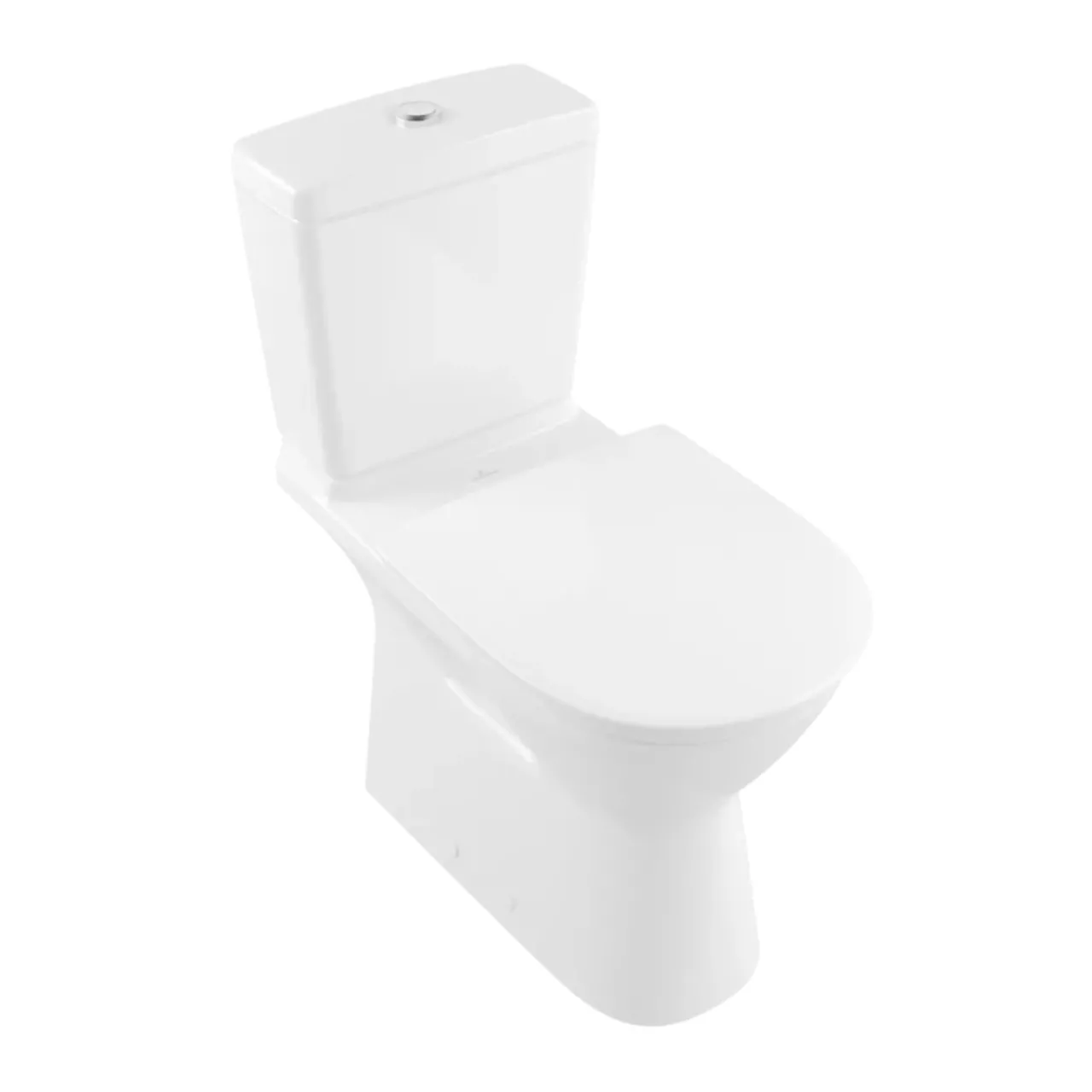 Stand-Tiefspül-WC für Kombination mit Spülkasten DirectFlush „ViCare“ 36 × 46 × 68 cm in Weiß Alpin, ohne Spülrand