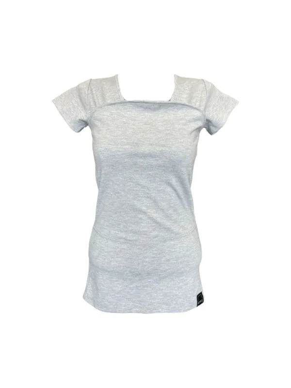 Womboo Beutelshirt - Damen - Hellgrau