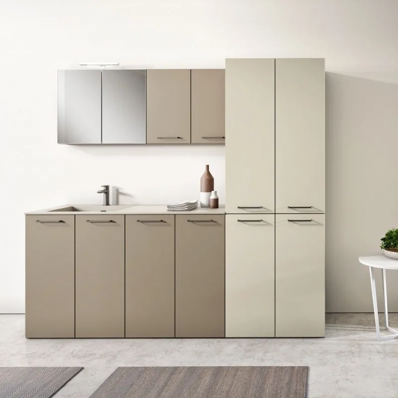 LAVANDERIA MIT HALTER, WASCHMASCHINENABDECKUNG SCHUHABLAGE, HÄNGEELEMENT