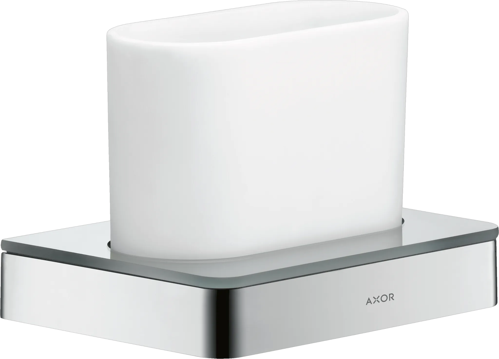 Zahnglas Axor Universal Accessories mit Halter chrom