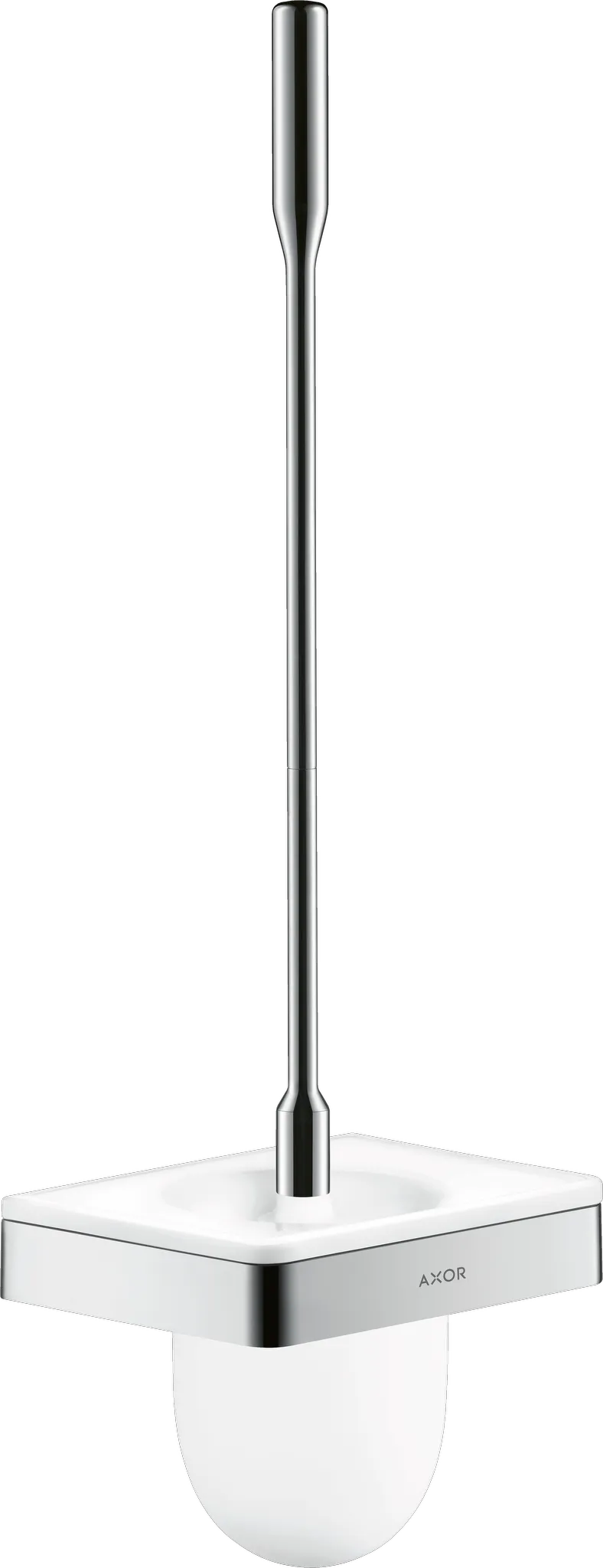 WC-Bürste Axor Universal Accessories chrom mit Wandhalter