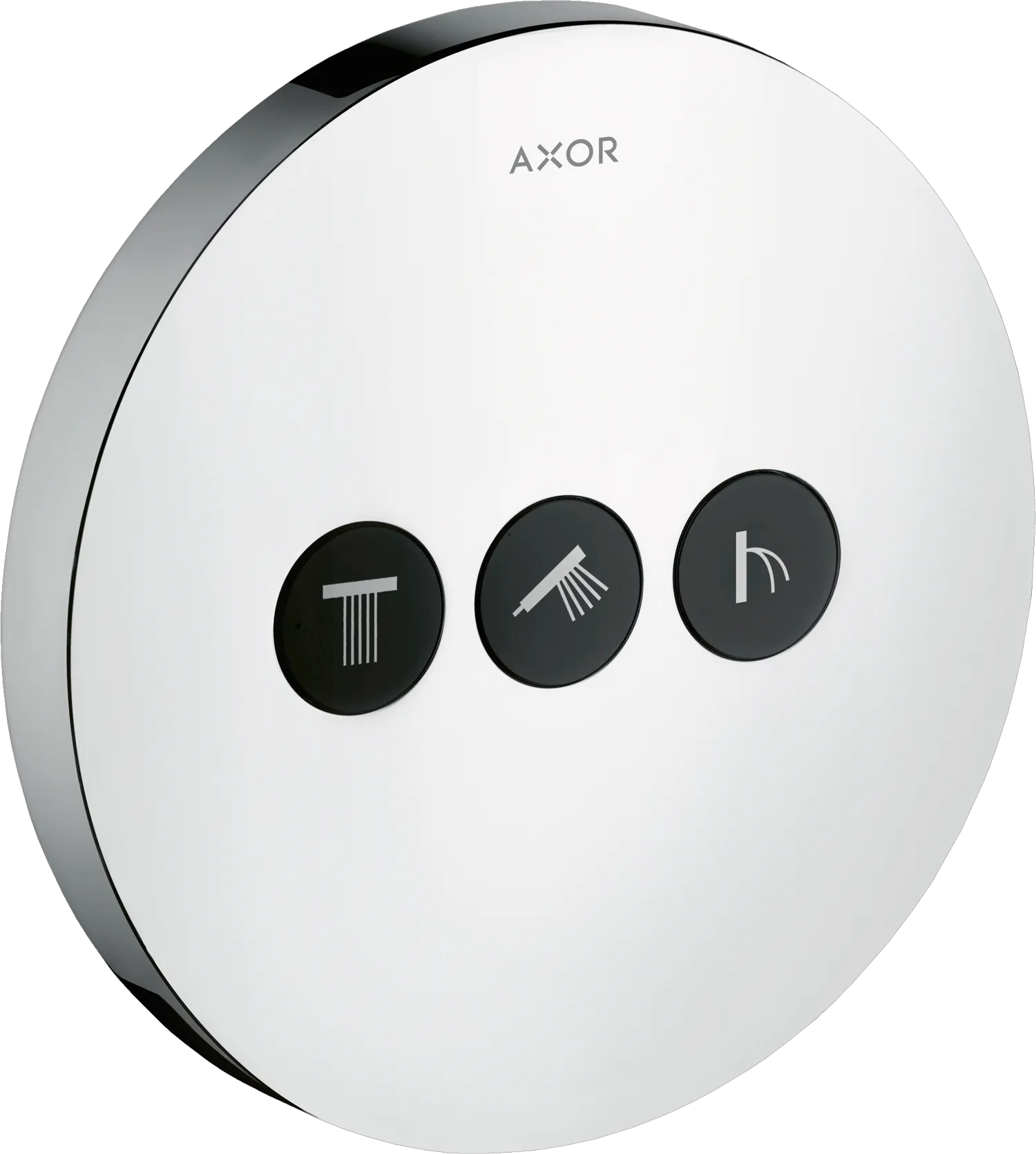 Absperrventil UP Axor ShowerSelect Fertigset 3 Verbraucher rund chrom