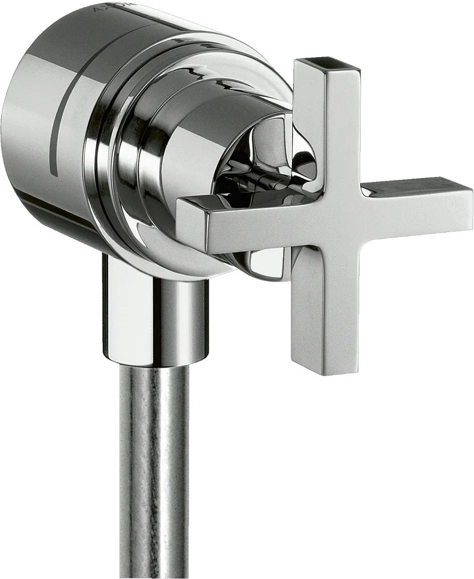 Fixfit Stop Wandabsperrventil Axor Citterio mit Kreuzgriffen chrom