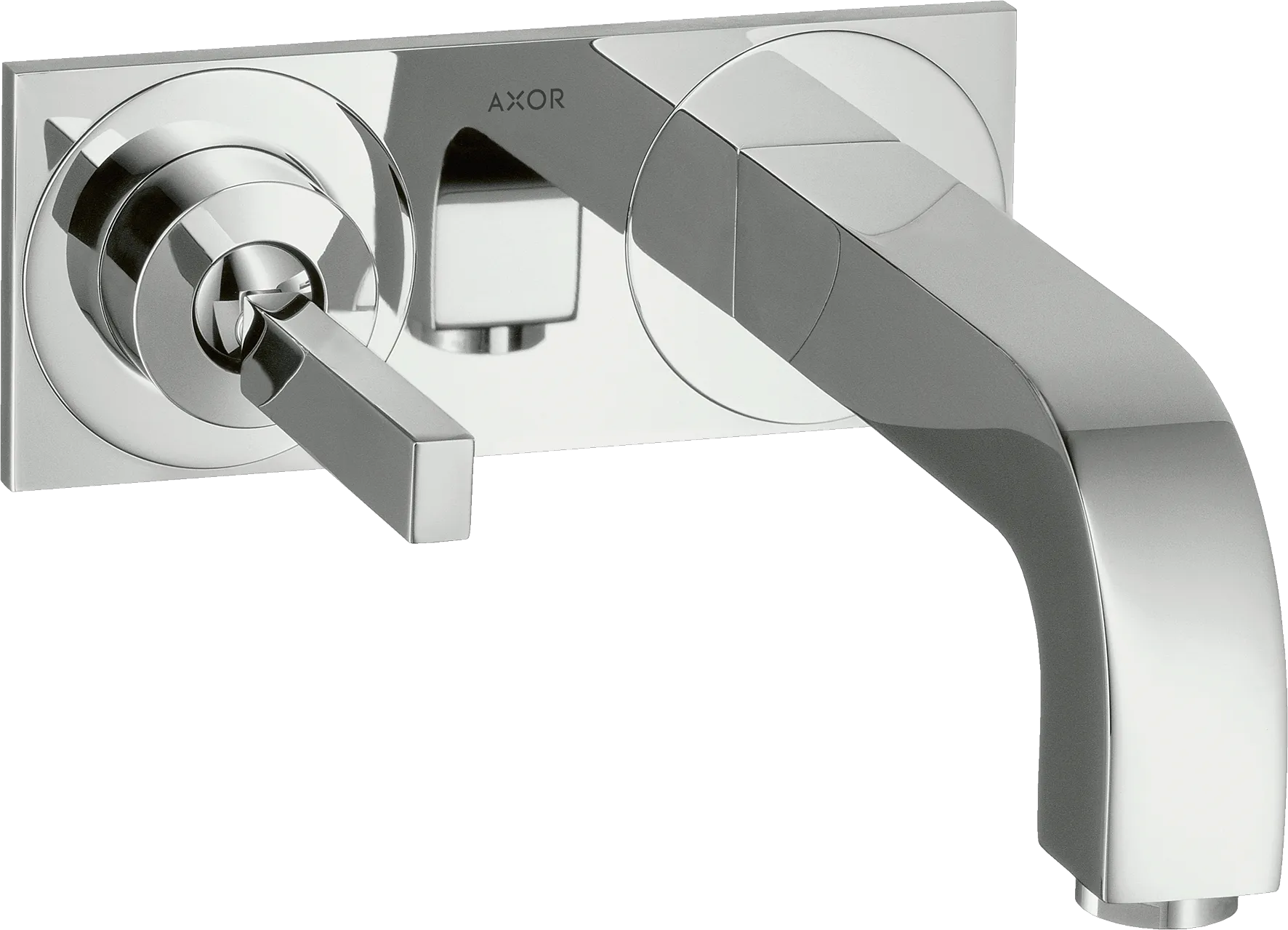 Waschtischmischer UP Axor Citterio F-Set chrom kurzer Auslauf mit Platte