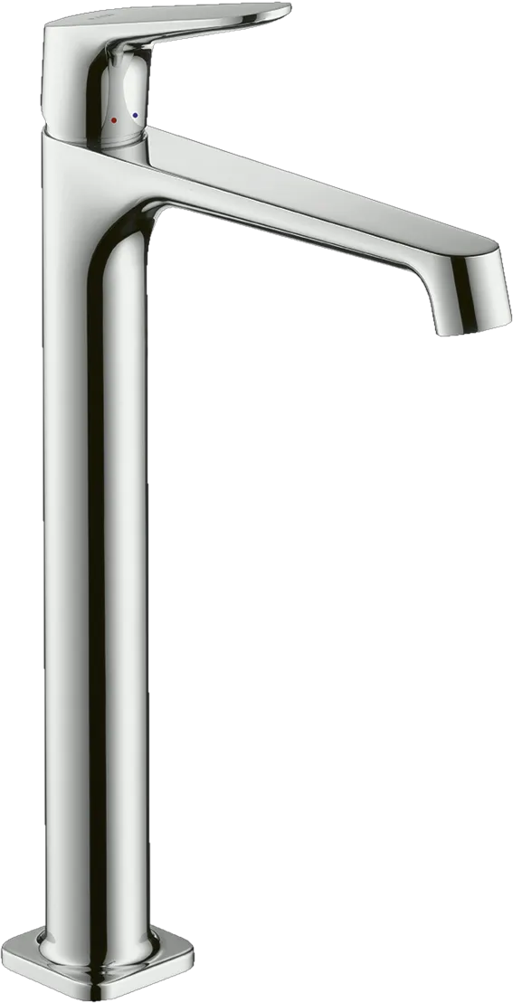 Waschtischmischer Axor Citterio M chrom für Waschschüssel ohne Ablaufgarn.