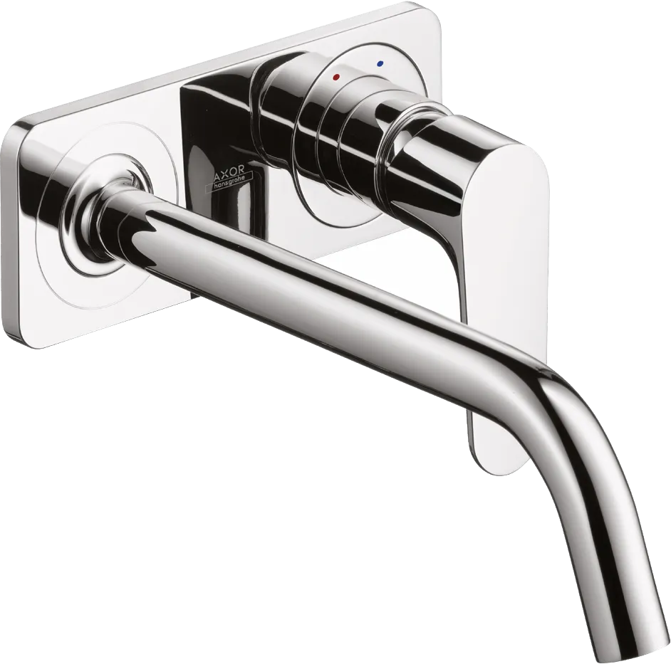 Waschtischmischer UP Axor Citterio M F-Set langer Auslauf mit Platte chrom