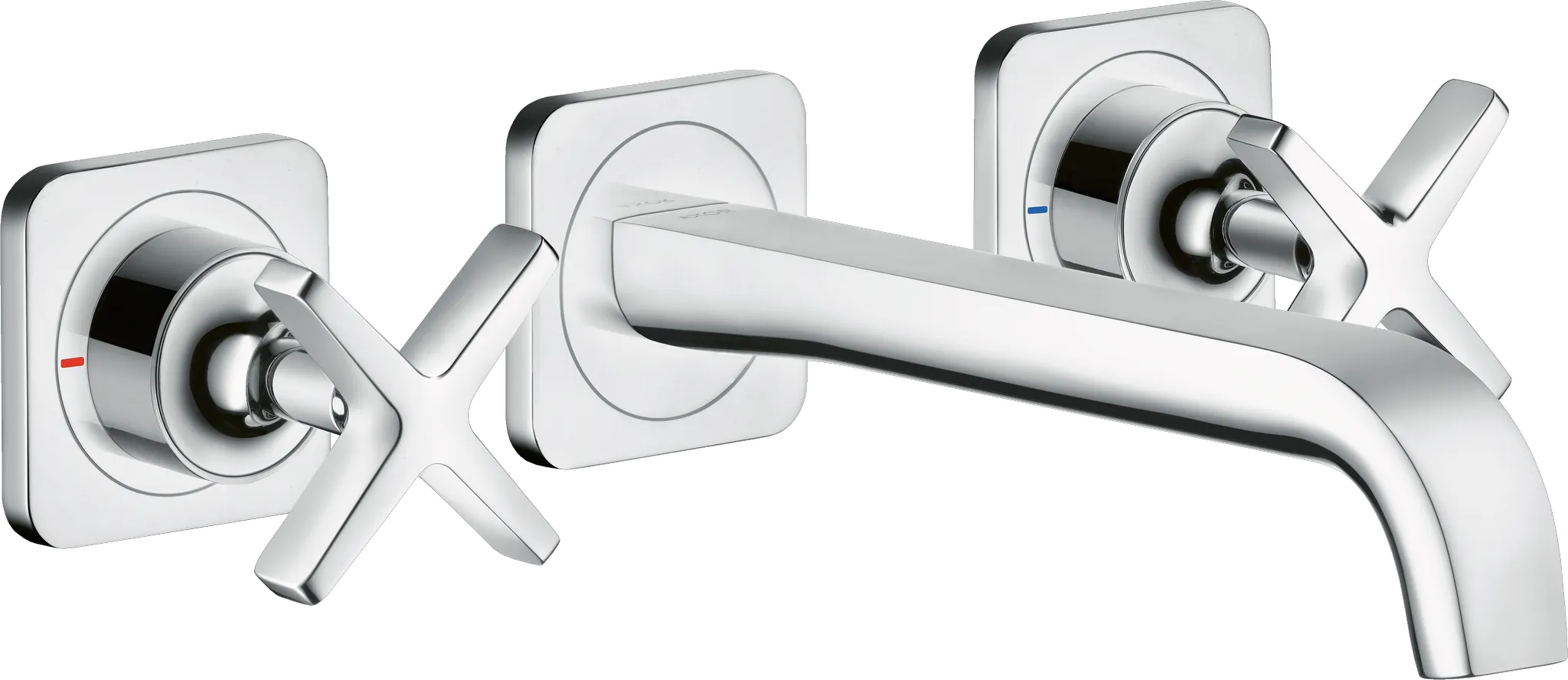 3-L.Waschtischarmatur Axor Citterio E Fertigset Wandmontage chrom