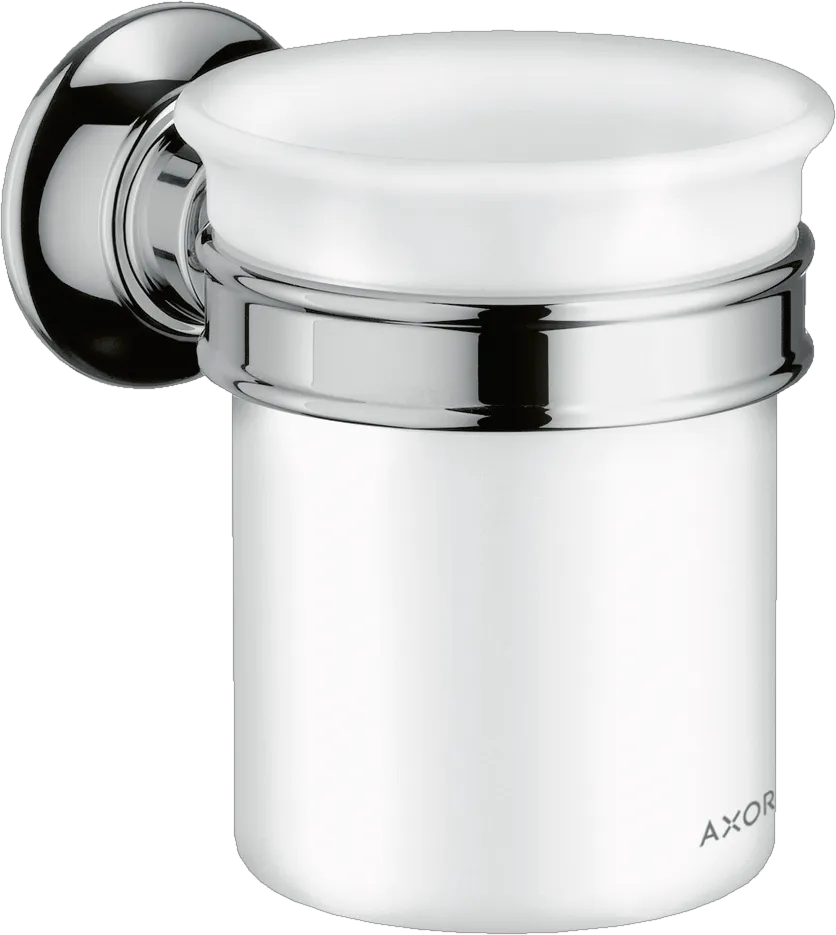 Zahnglas Axor Montreux chrom mit Halter