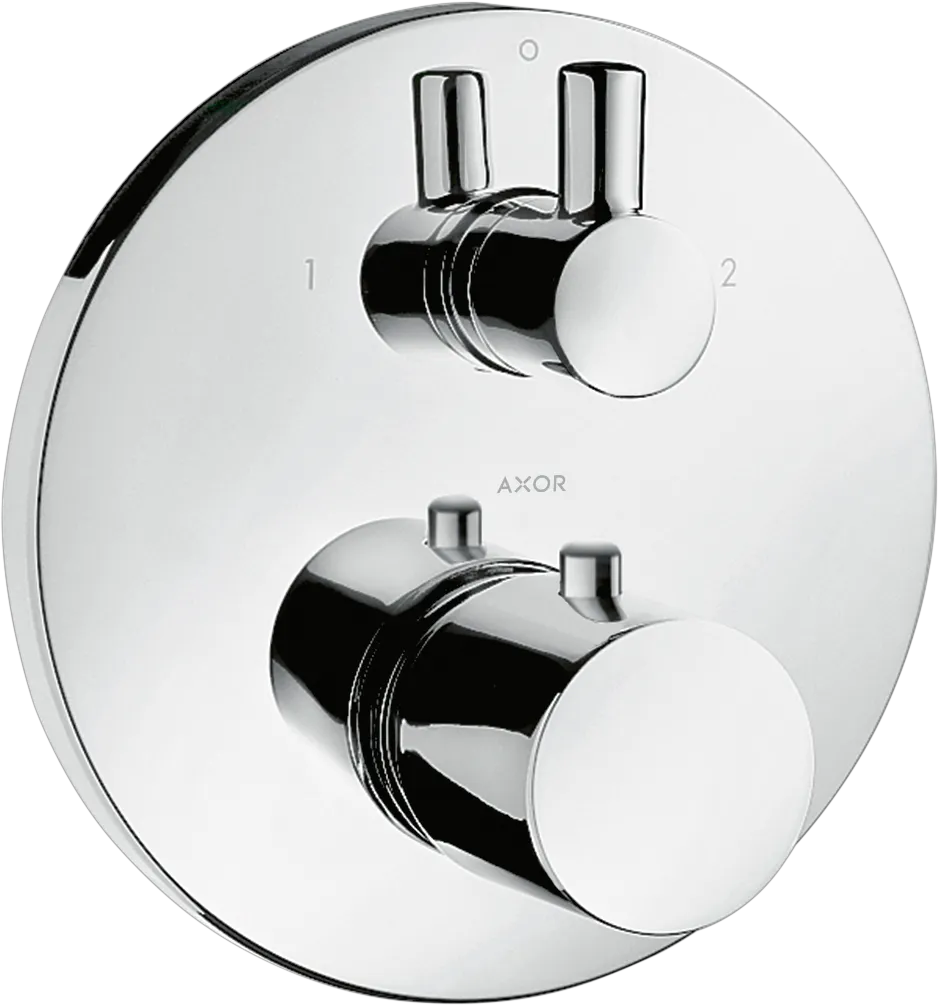 Thermostatmischer UP Axor Uno F-Set chrom mit Absperr-/Umstellventil