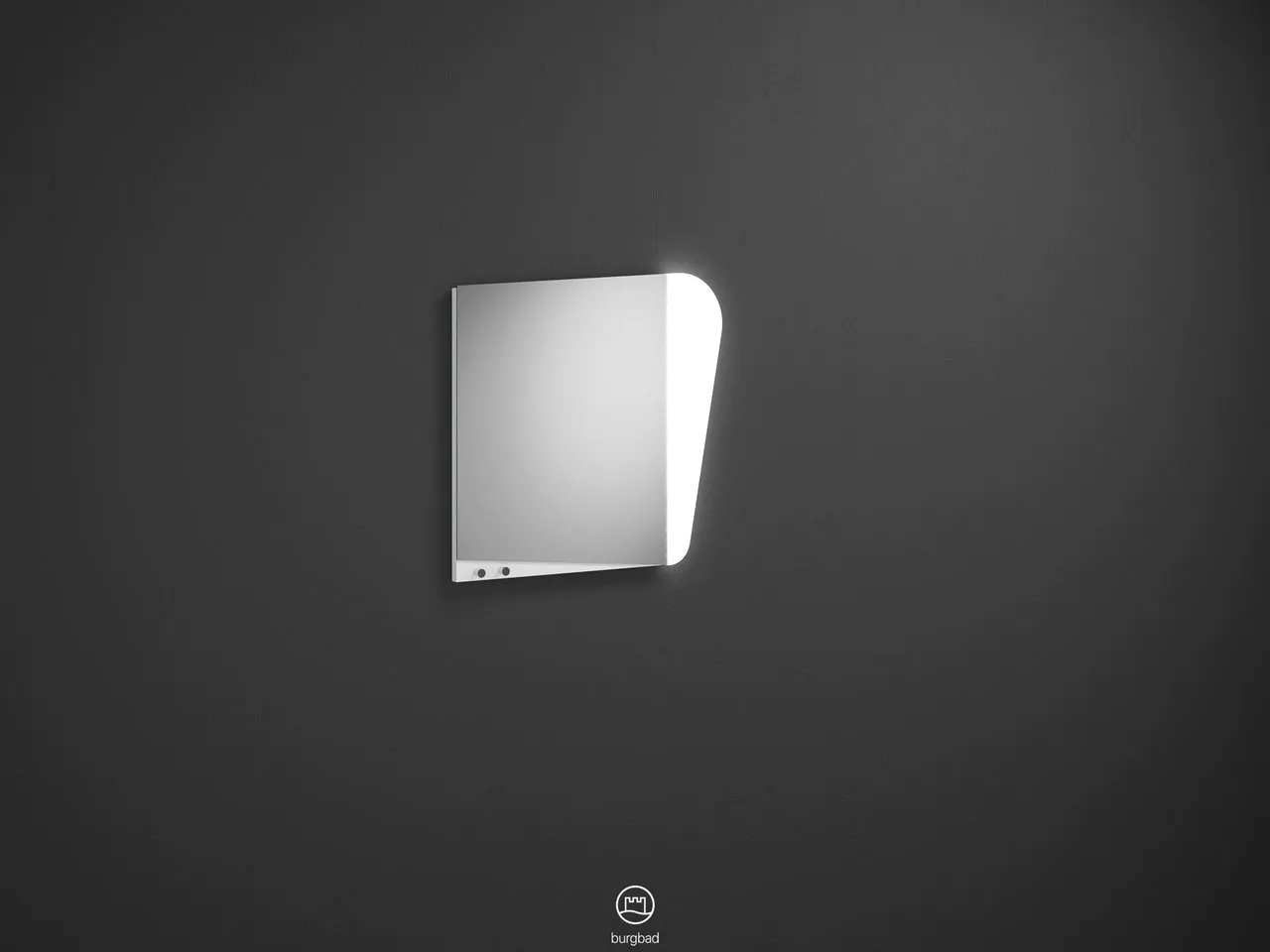 burgbad Spiegel „Badu“ 600 × 590 mm