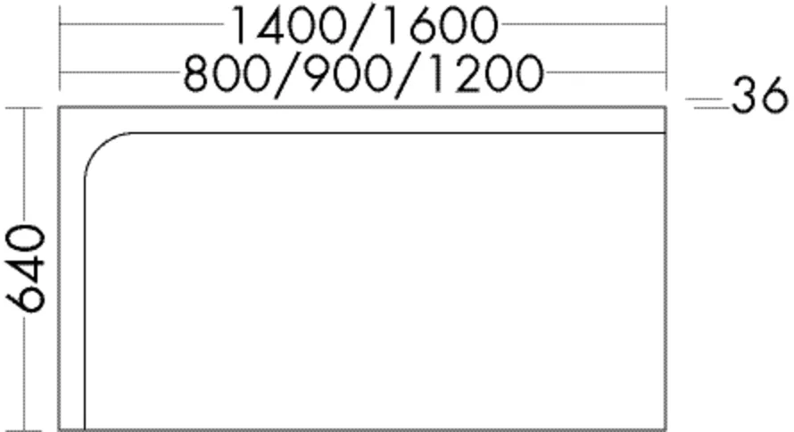 burgbad Spiegel „Sinea1.0“ 1600 × 640 mm