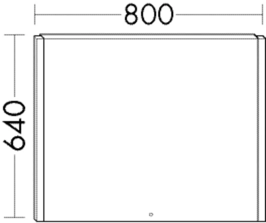 burgbad Spiegel „bel“ 800 × 640 mm