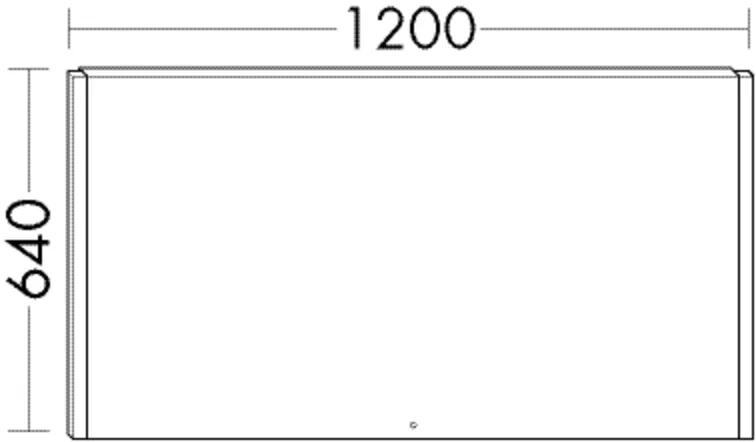 burgbad Spiegel „bel“ 1200 × 640 mm