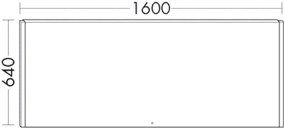 burgbad Spiegel „bel“ 1600 × 640 mm