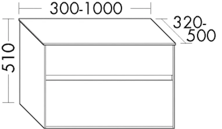 burgbad Hochschrank „rc40Solitaire“ 840 × 510 × 440 mm in Weiß Solid Matt