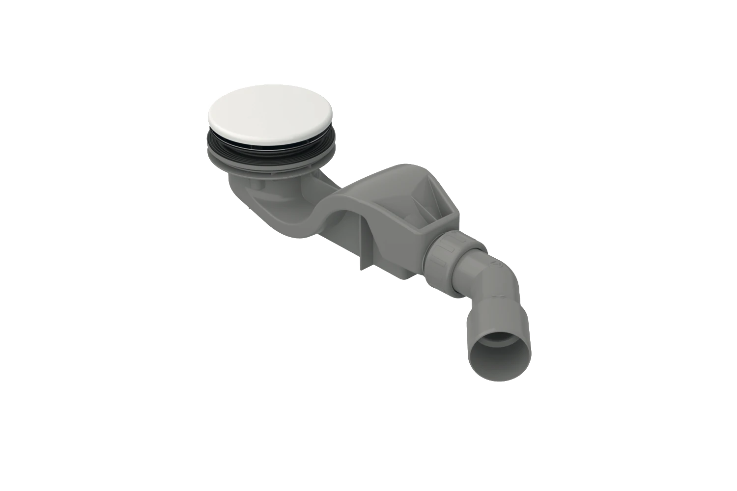 Bette Ablaufgarnitur für Duschwannen „BetteSolid“ 50 Modell B598 ⌀ 90 × 68 cm weiß SONDERANGEBOT