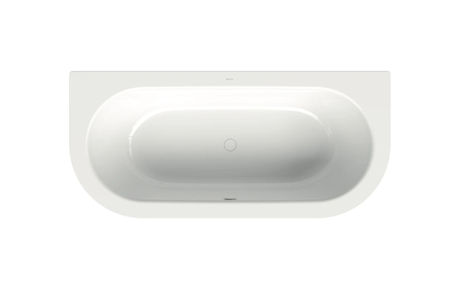Bette Badewanne „BetteStarlet I“ sonderform 165 × 75 cm in Weiß, mit Überlauf
