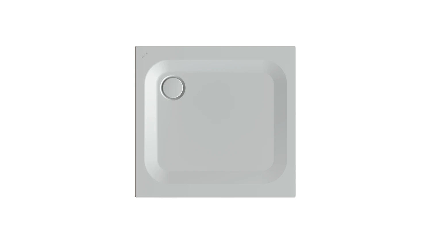 Bette rechteck Duschwanne „BetteUltra“ 90 × 85 cm in Manhattan