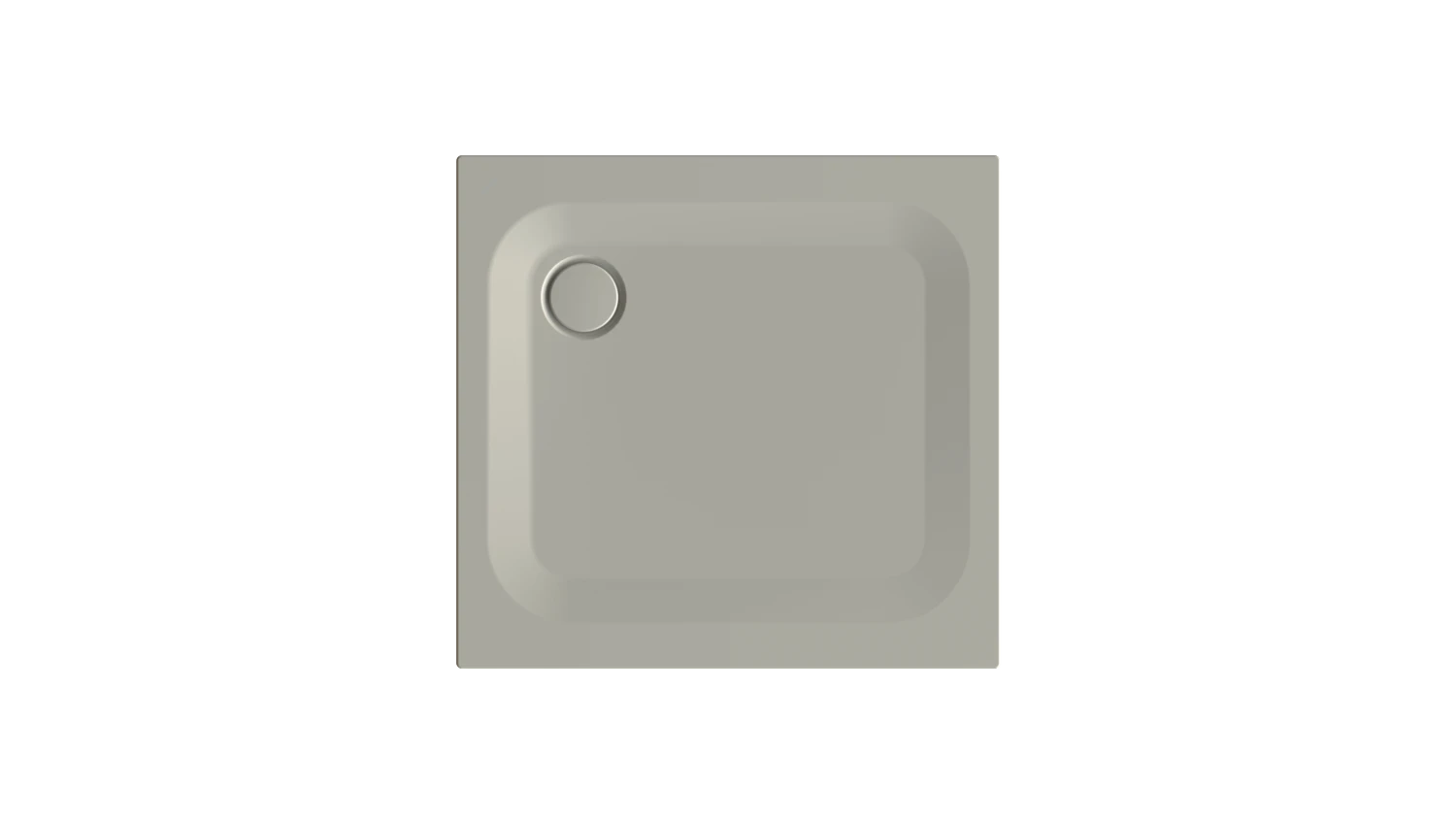 Bette rechteck Duschwanne „BetteUltra“ 90 × 85 cm in Stone