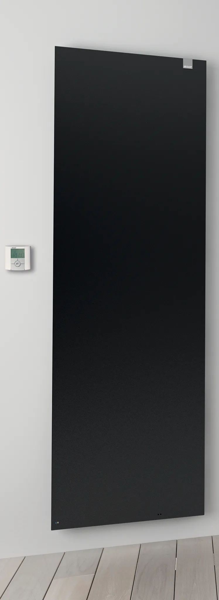 BEMM Design-Elektroheizkörper „Relax E“ 61,6 × 196,3 cm in Tabakbraun matt