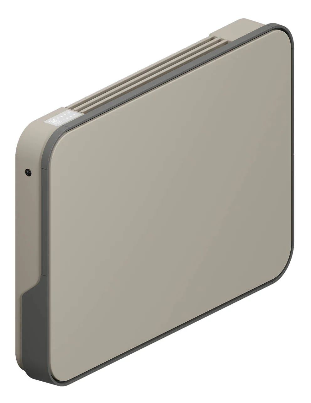 BEMM Design-Hybridheizkörper „Relax Hybrid“ 92 × 65 cm in Schwarzperlmatt