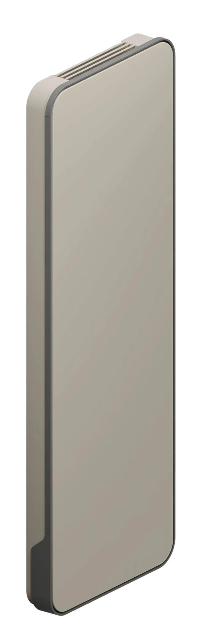 BEMM Design-Hybridheizkörper „Relax Hybrid“ 63 × 180 cm in Schwarzperlmatt