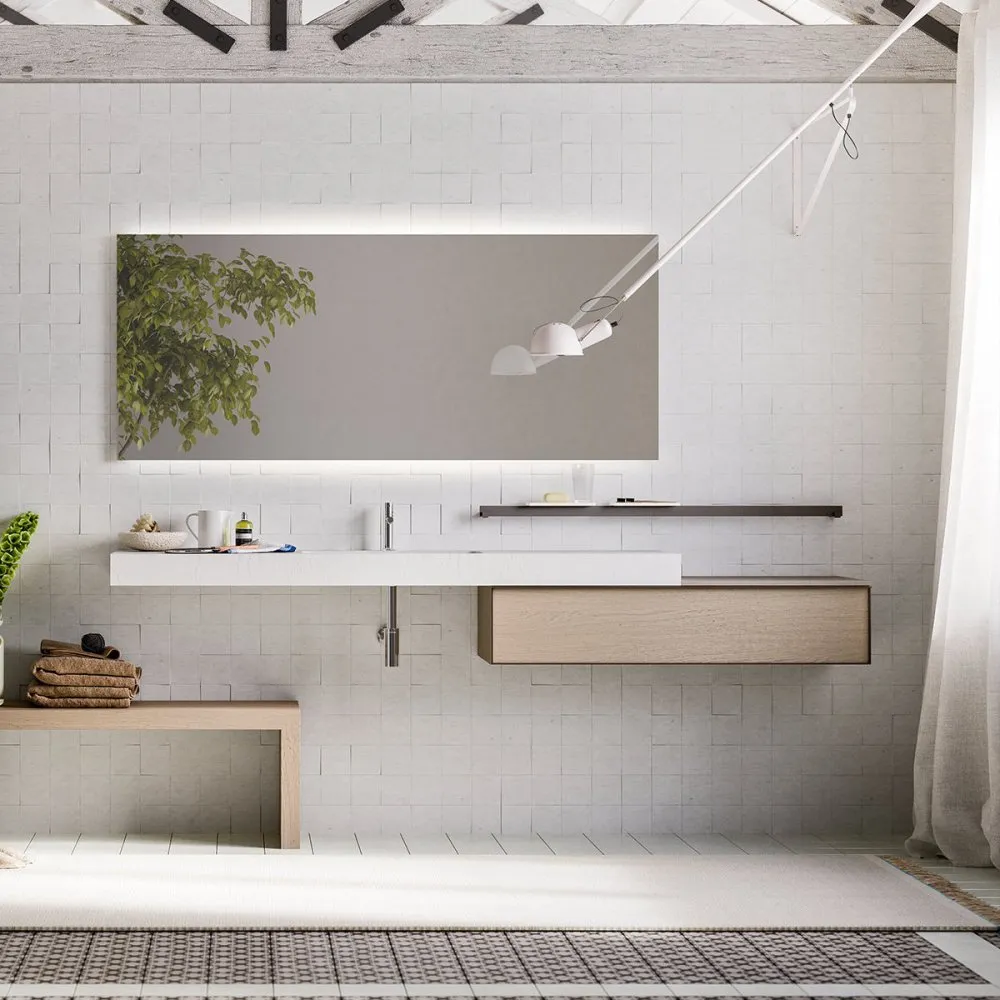 ARTESI DRESS DR11 HÄNGEKASTEN MIT 1 SCHUBLADENBODEN UND SPIEGEL