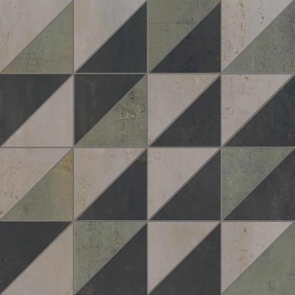 FLAVIKER FLIESEN REBEL MOSAIK TRIS COLD NATURAL REKTIFIZIERT 30X30