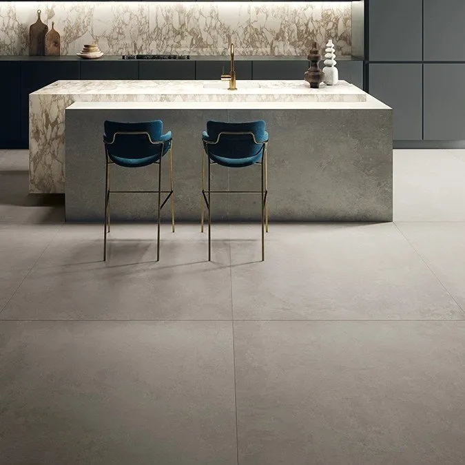 KEOPE FLIESEN ICON SILVER NATURAL R9 REKTIFIZIERT 80X80