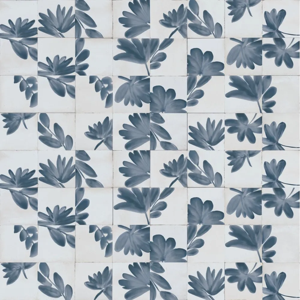 MARAZZI FLIESEN CROGIOLO RICE DEKOR BLOSSOM NATURAL LUX 15X15