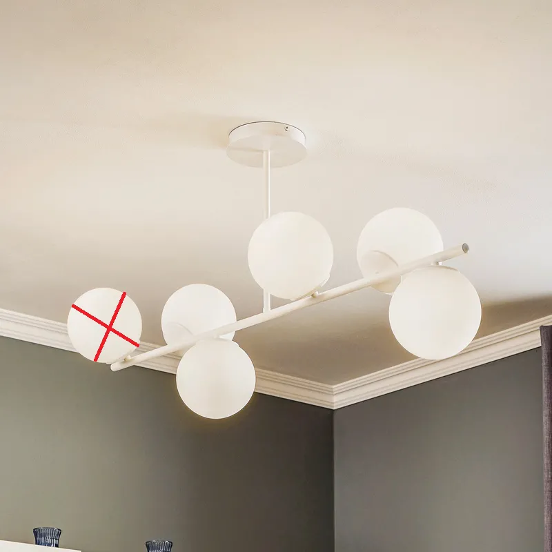 Euluna Deckenlampe Kabo Hängelampe Lampe Leuchte E14 6 Flammig Siehe Text/Foto B-Ware