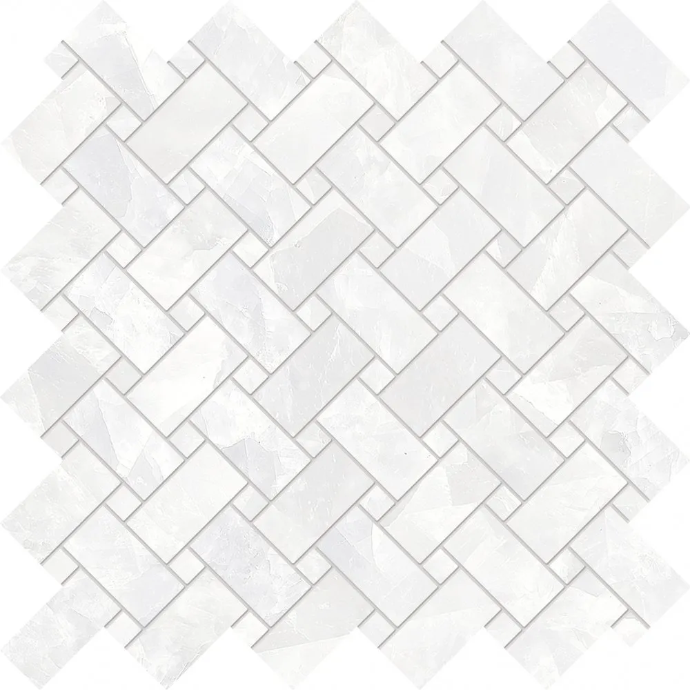 EMILCERAMICA TELE DI MARMO REVOLUTION INTRECCI THASSOS FULL LAPPATO 30X30