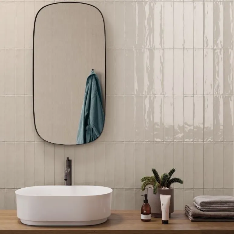 EMILCERAMICA TOTALOOK MAJOLICA SABBIA LUX 6X24