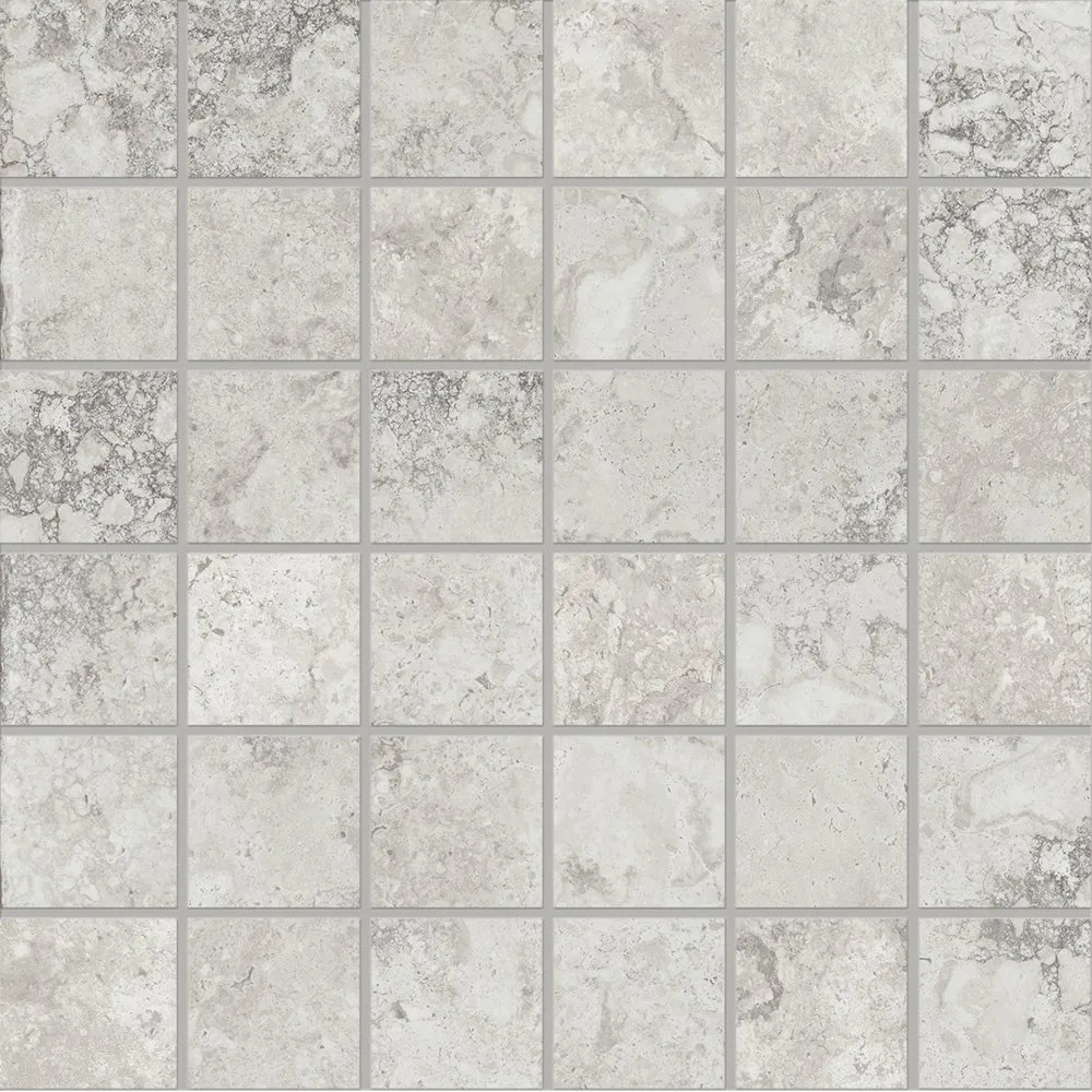 PROVENZA FLIESEN UNIQUE TRAVERTINE MOSAIK SILVER ANCIENT NATURAL 30X30