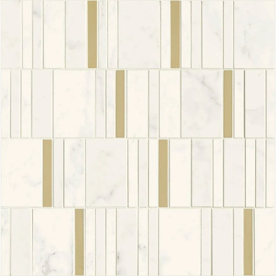 MARAZZI FLIESEN ALLMARBLE WALL MOSAIK BARCODE ALTISSIMO LUX 40X40