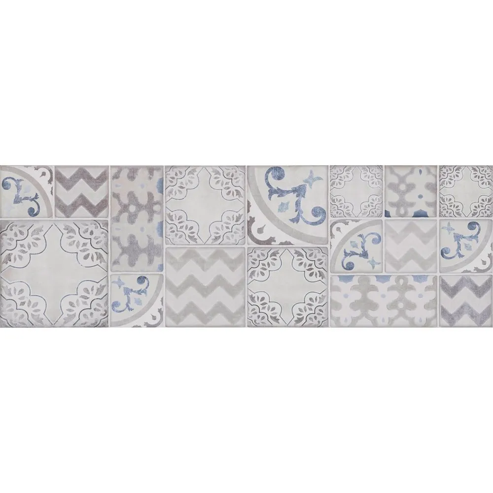 MARAZZI POTTERY FLIESEN DECORO AZULEJO SILVER NATURAL 25X76