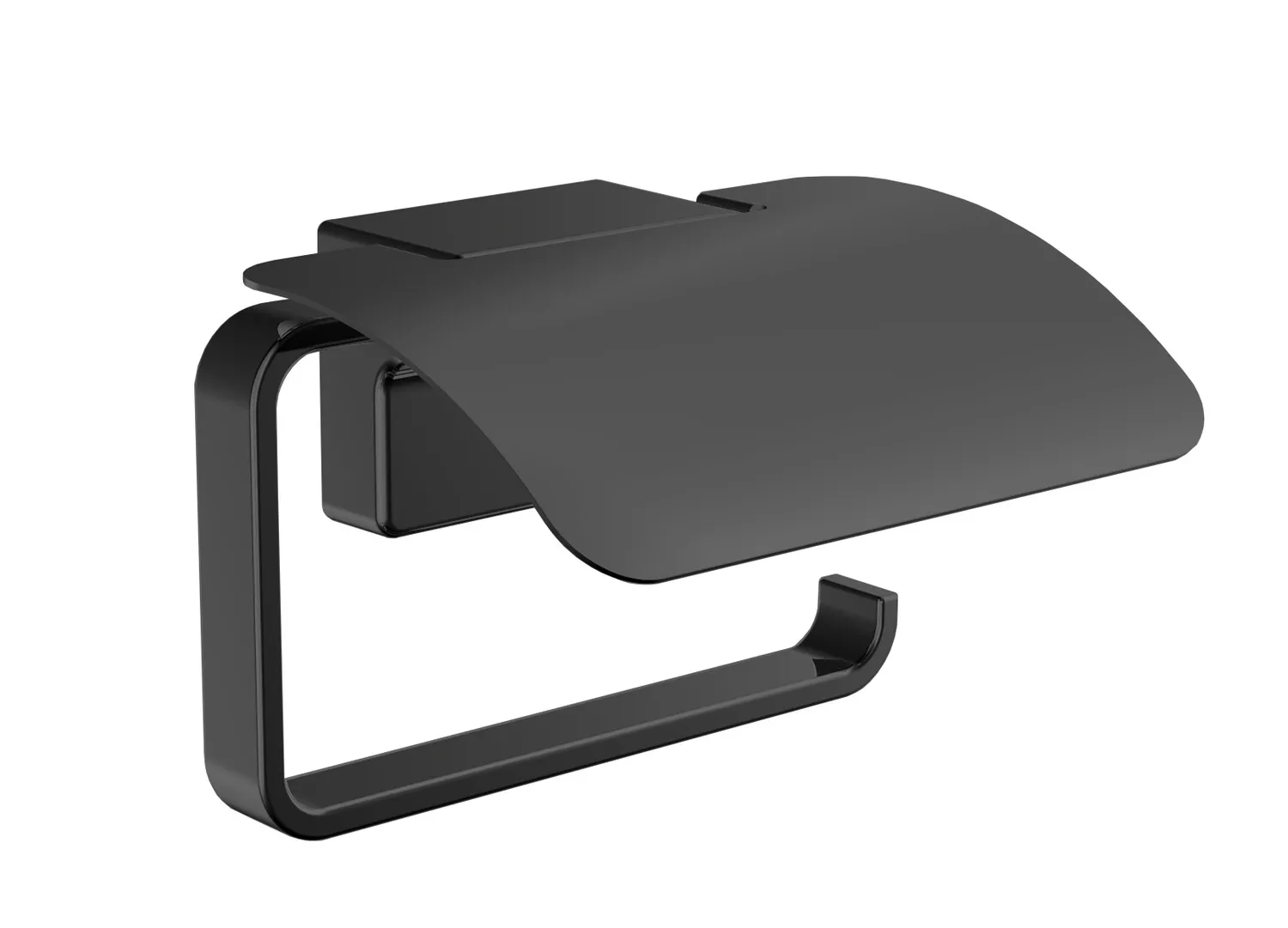 cue Papierhalter mit Deckelschwarz