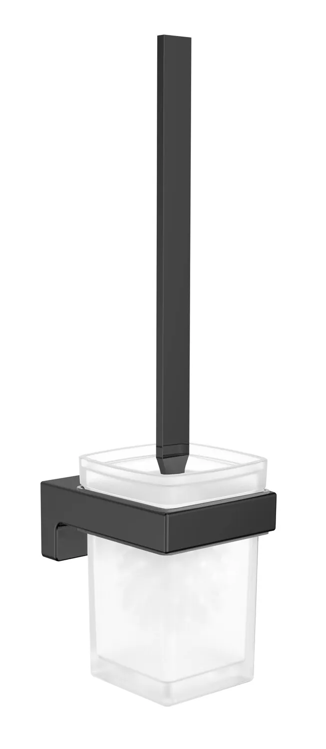 cue BürstengarniturGlasteil satiniert, schwarz