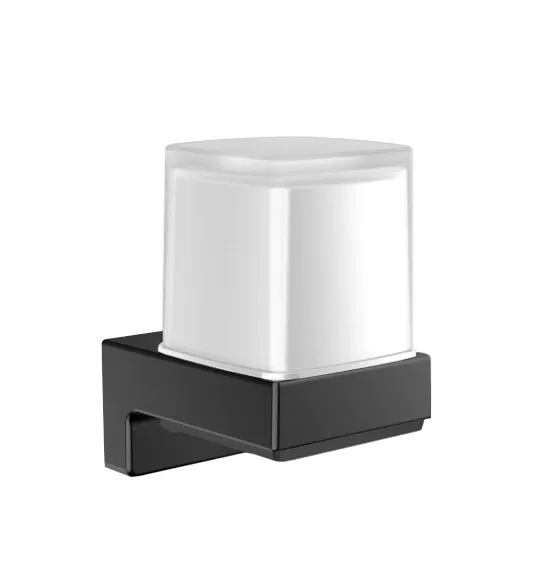 cue SensorseifenspenderGlas satiniert, schwarz