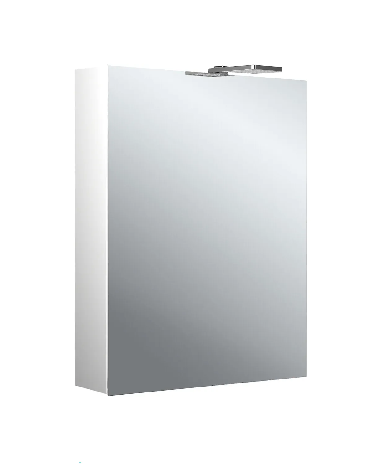 Lichtspiegelschrank pure IILED-Leuchte, Aufputz,mit Waschtischbeleuchtung,1 Tür, 500mm