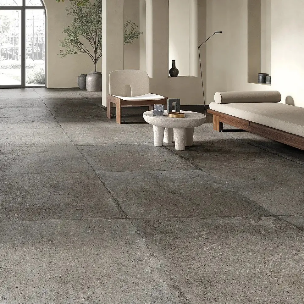 DOM CERAMICHE FLIESEN SIGNATURE STONE DARK NATURAL REKTIFIZIERT 60X90