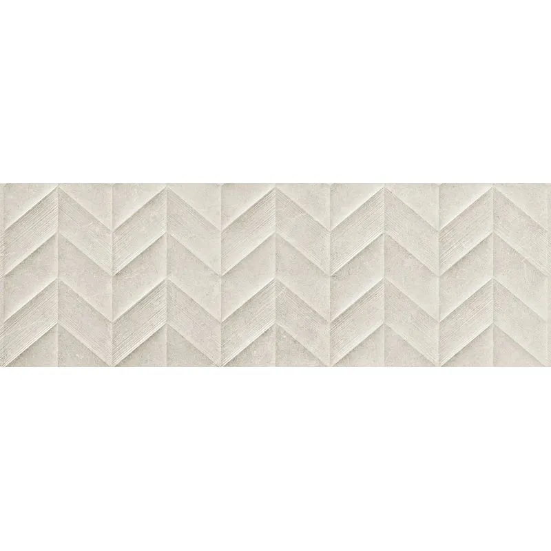 MARAZZI FLIESEN DOVER STRUTTURA SPIKE 3D GREY NATURAL REKTIFIZIERT 30X90