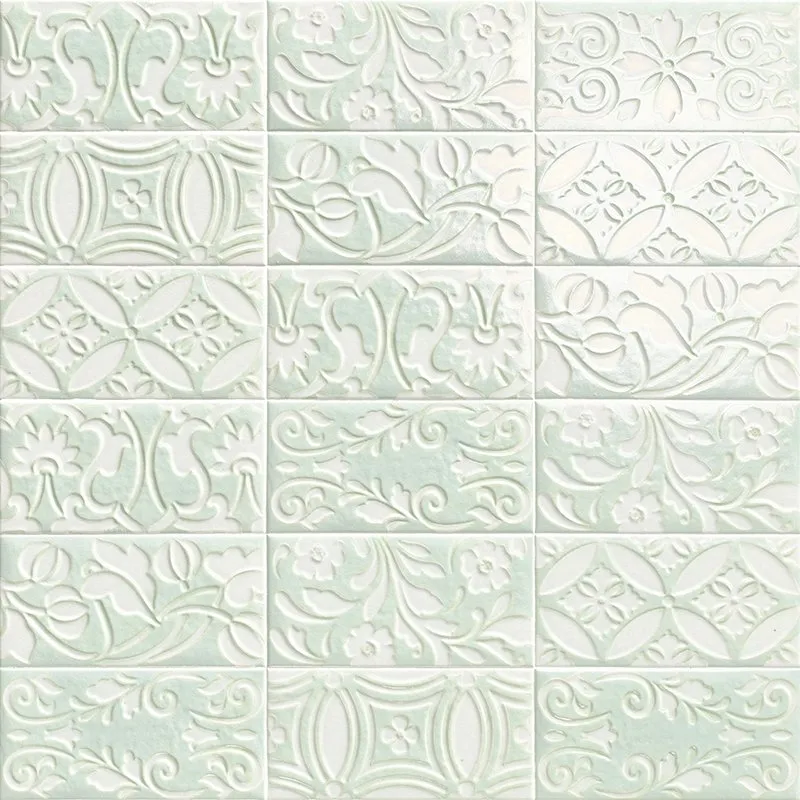 MAINZU FLIESEN VELVET DECO BLU SATINATO 10X20