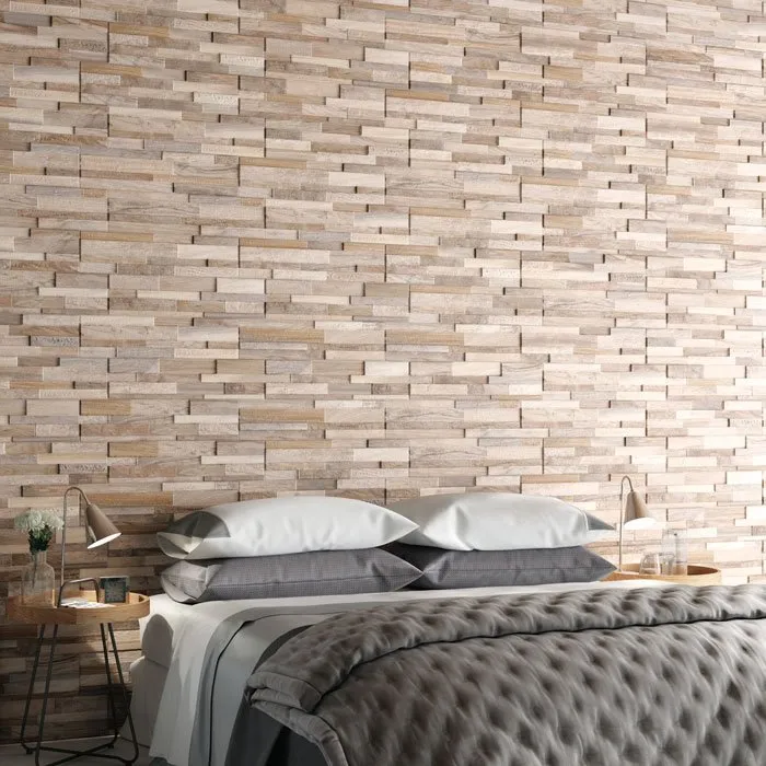 RONDINE WALL ART FLIESEN TAUPE NATURAL 15X61