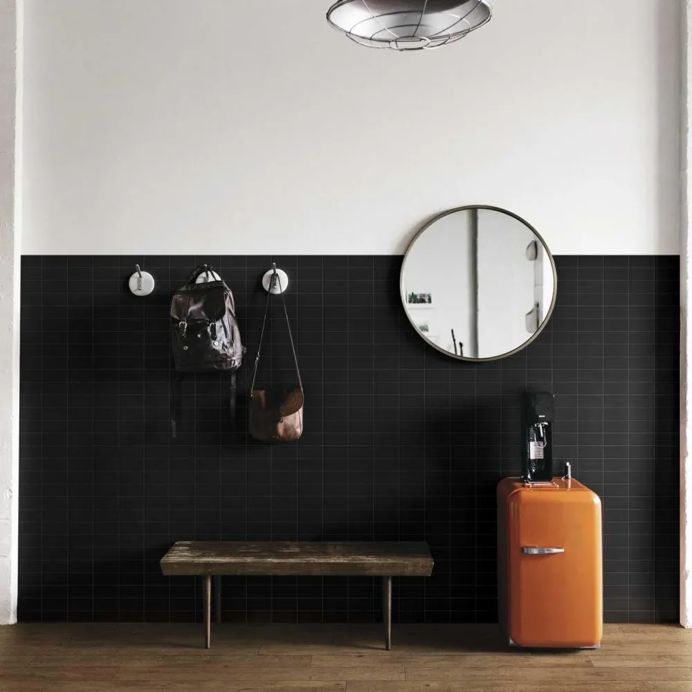 MARAZZI HELLO FLIESEN BLACK SATINATO 7,5X15