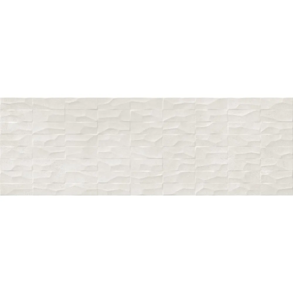 MARAZZI PURO FLIESEN PLAZA WALL WHITE RANGE 3D NATURAL REKTIFIZIERT 30X90